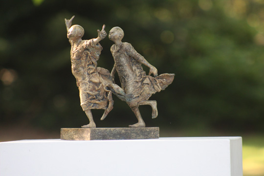 II x V duo Lieven d'Haese | beelden in brons